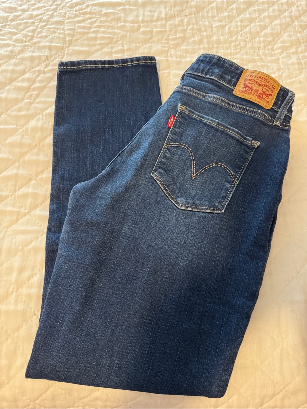 Levi's Men's Slim Straight Dark Blue Jeans
